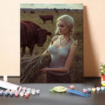 Paint by Numbers Kit-Peasant Woman