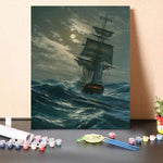 Paint by Numbers Kit Sailing At Night