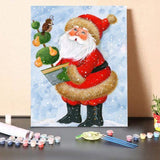 Paint By Numbers Kit-Santa And A Partridge In A Pear Tree