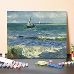 Paint By Numbers Kit Seascape Near Les Saintes Maries de la 