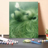 Paint By Numbers Kit-Sniffing Butterfly