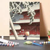Paint by Numbers Kit-Snow Day