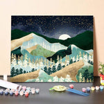Paint By Numbers Kit -Spring Night Vista