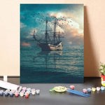 Paint by Numbers Kit Suitable For Sailing