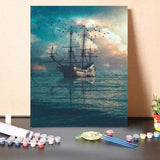 Paint by Numbers Kit Suitable For Sailing