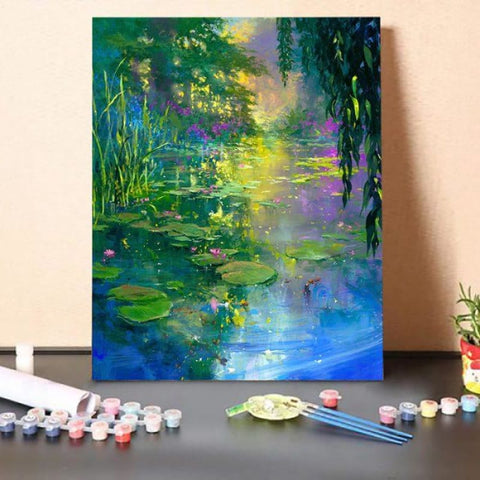 Paint by Numbers Kit-Summer Pond