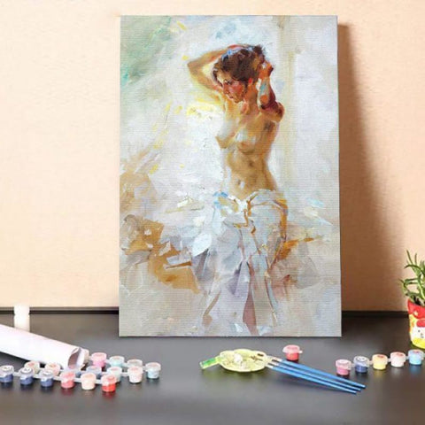 Paint By Numbers Kit-Tangled Hair