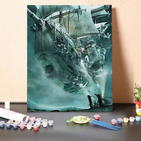 Paint by Numbers Kit-The Ghost Ship