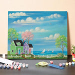 Paint By Numbers Kit-The Sky is the Limit Folk