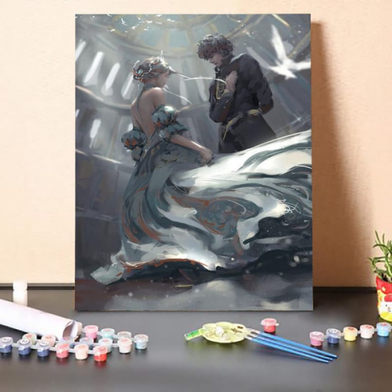 Paint by Numbers Kit-The Wedding