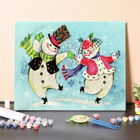 Paint By Numbers Kit-Xmas Card