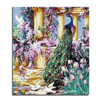 Peacock Diy Paint By Numbers Kits PBN95347 - NEEDLEWORK KITS