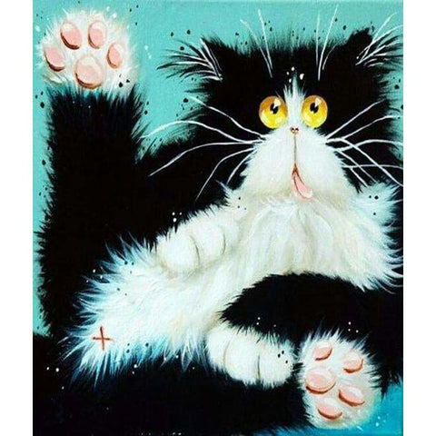 Pet Cat Diy Paint By Numbers Kits VM90605 - NEEDLEWORK KITS