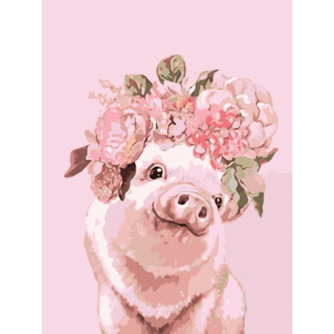 Pig Diy Paint By Numbers Kits WM-1603 - NEEDLEWORK KITS