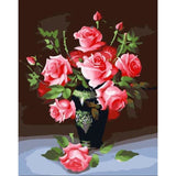 Rose Diy Paint By Numbers Kits YM-4050-002 - NEEDLEWORK KITS