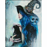 Skull Girl Diy Paint By Numbers Kits VM92390 - NEEDLEWORK KITS