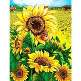 Sunflower Diy Paint By Numbers Kits PBN90568 - NEEDLEWORK KITS