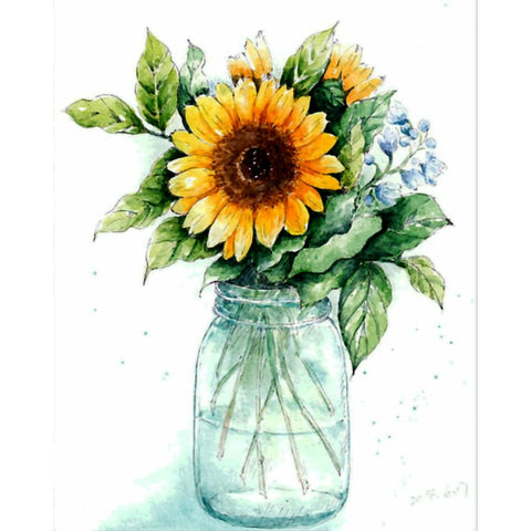 Sunflower Diy Paint By Numbers Kits WM-105 - NEEDLEWORK KITS