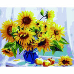 Sunflower Diy Paint By Numbers Kits WM-1204 - NEEDLEWORK KITS