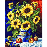 Sunflower Diy Paint By Numbers Kits YM-4050-019-ZXB145 - NEEDLEWORK KITS