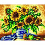 Sunflower Diy Paint By Numbers Kits ZXB238 - NEEDLEWORK KITS