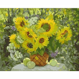 Sunflower Diy Paint By Numbers Kits ZXB938 - NEEDLEWORK KITS