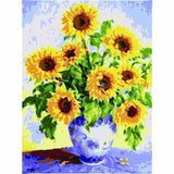 Sunflower Diy Paint By Numbers Kits ZXE467 - NEEDLEWORK KITS