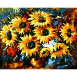 Sunflower Diy Paint By Numbers Kits ZXQ1744 - NEEDLEWORK KITS