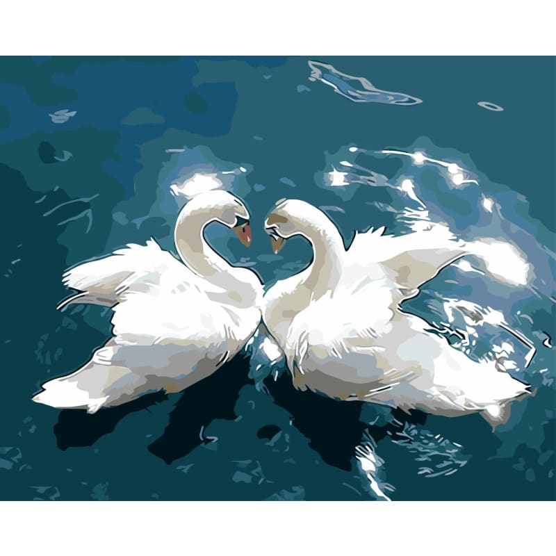 Swan Diy Paint By Numbers Kits WM-435 - NEEDLEWORK KITS