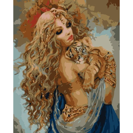Tiger Diy Paint By Numbers Kits WM-1680 - NEEDLEWORK KITS