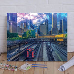 Track Number 3 Paint By Numbers Kit