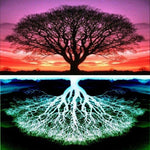 Tree Diy Paint By Numbers Kits VM90174 - NEEDLEWORK KITS