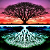 Tree Diy Paint By Numbers Kits VM90174 - NEEDLEWORK KITS
