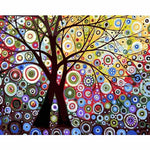 Tree Diy Paint By Numbers Kits WM-1107 - NEEDLEWORK KITS