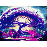 Tree Diy Paint By Numbers Kits WM-1601 - NEEDLEWORK KITS