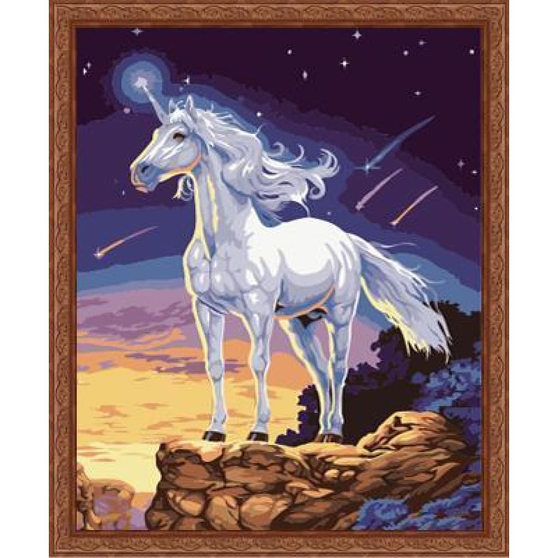 Unicorn Diy Paint By Numbers Kits ZXE006 - NEEDLEWORK KITS