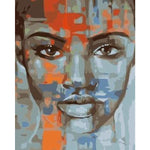 Woman Diy Paint By Numbers Kits WM-1404 - NEEDLEWORK KITS