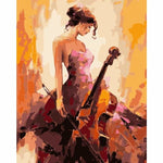 Woman Diy Paint By Numbers Kits WM-283 - NEEDLEWORK KITS